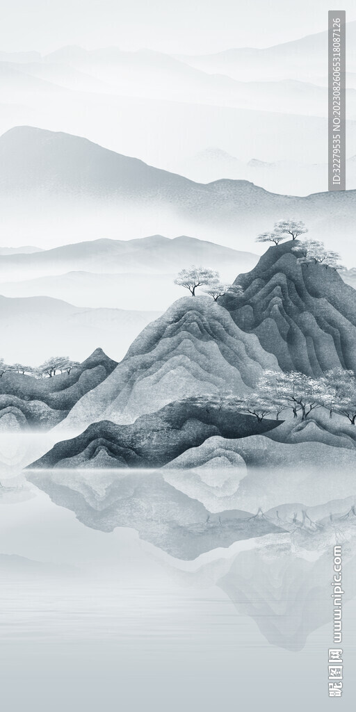 爆款 玄關(guān)意境新畫 Tif分層
