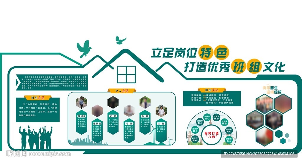 電力文化墻   班組