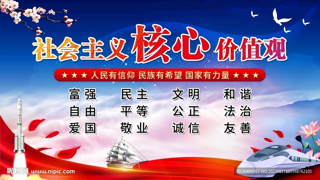 核心價值觀展板