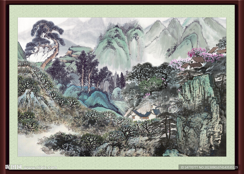 國(guó)畫(huà)風(fēng)景畫(huà)