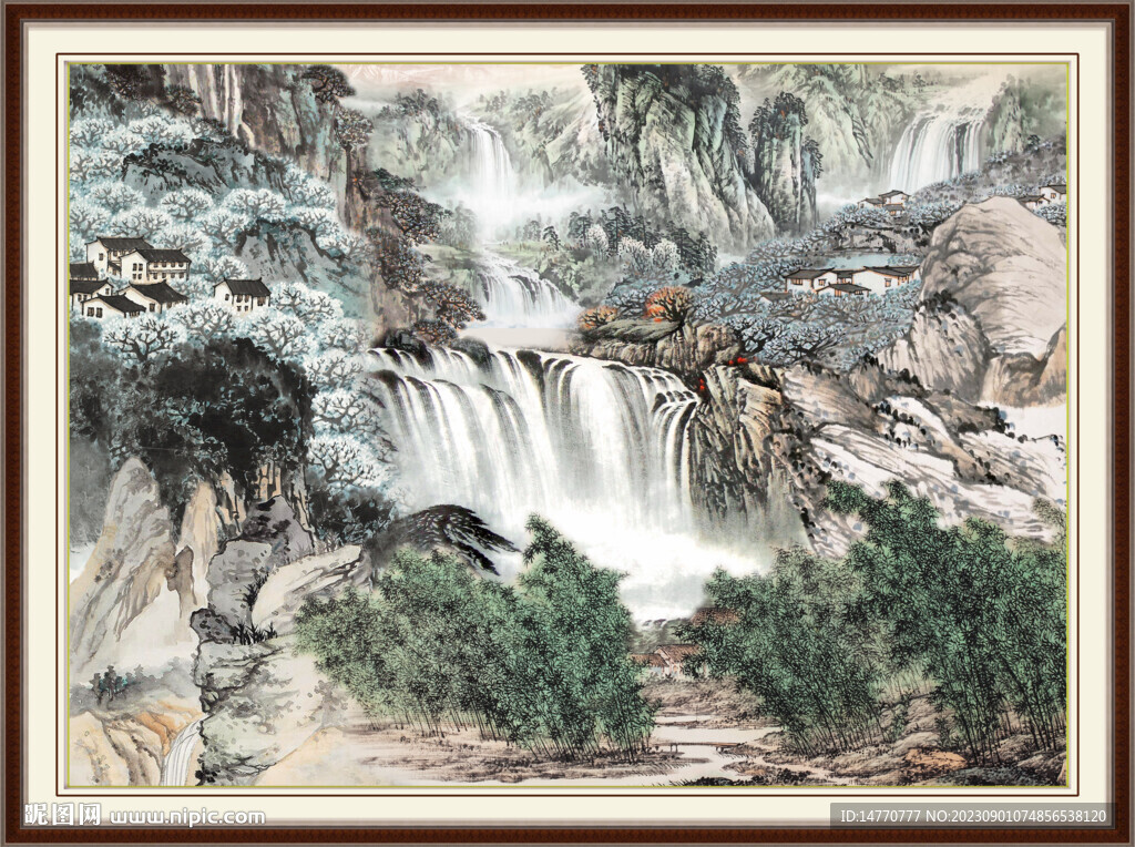 國畫風(fēng)景畫 