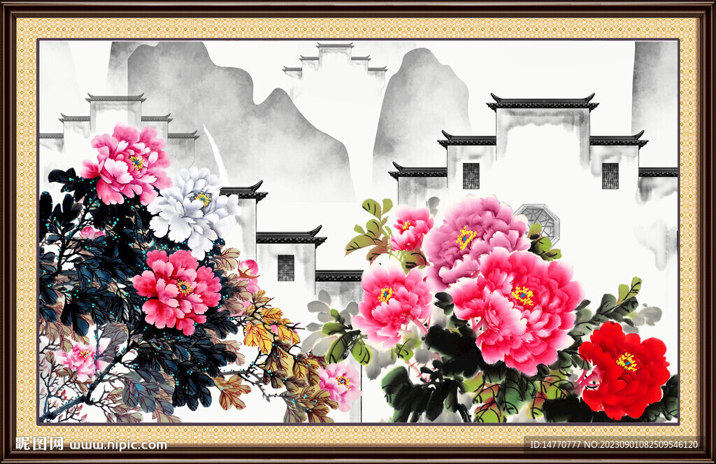 中式牡丹 