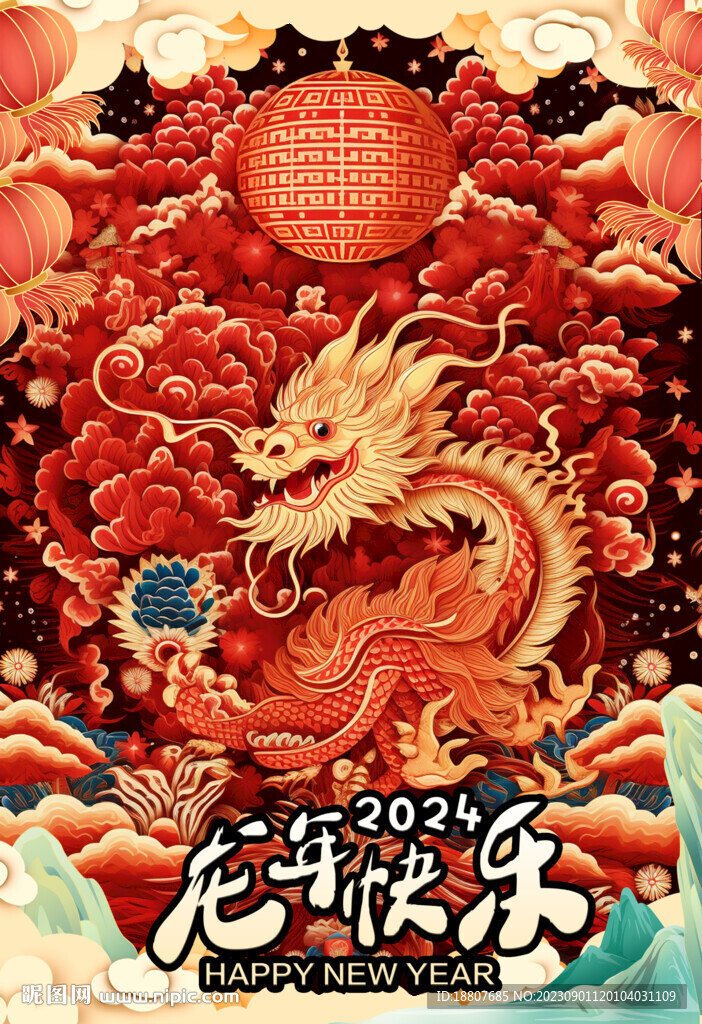 龍年快樂