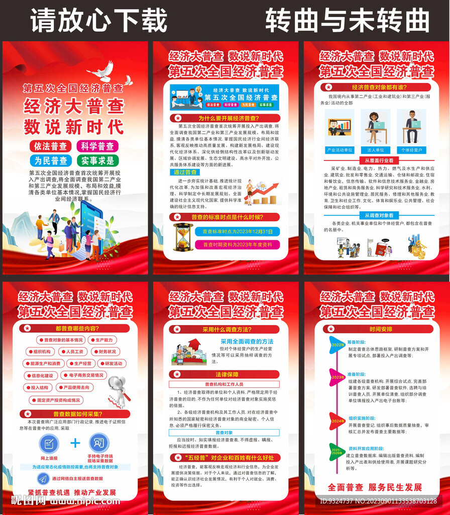 第五次經濟普查海報