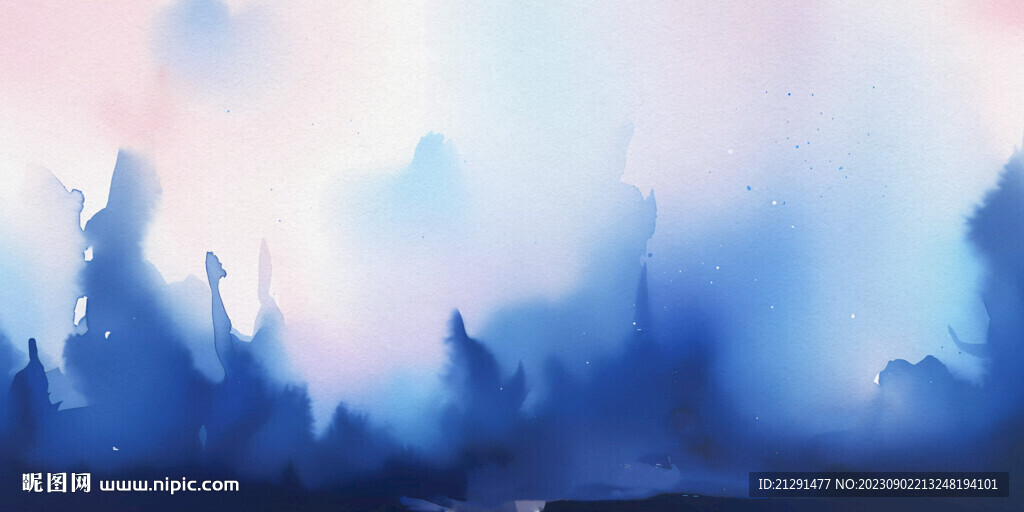 水彩水墨背景