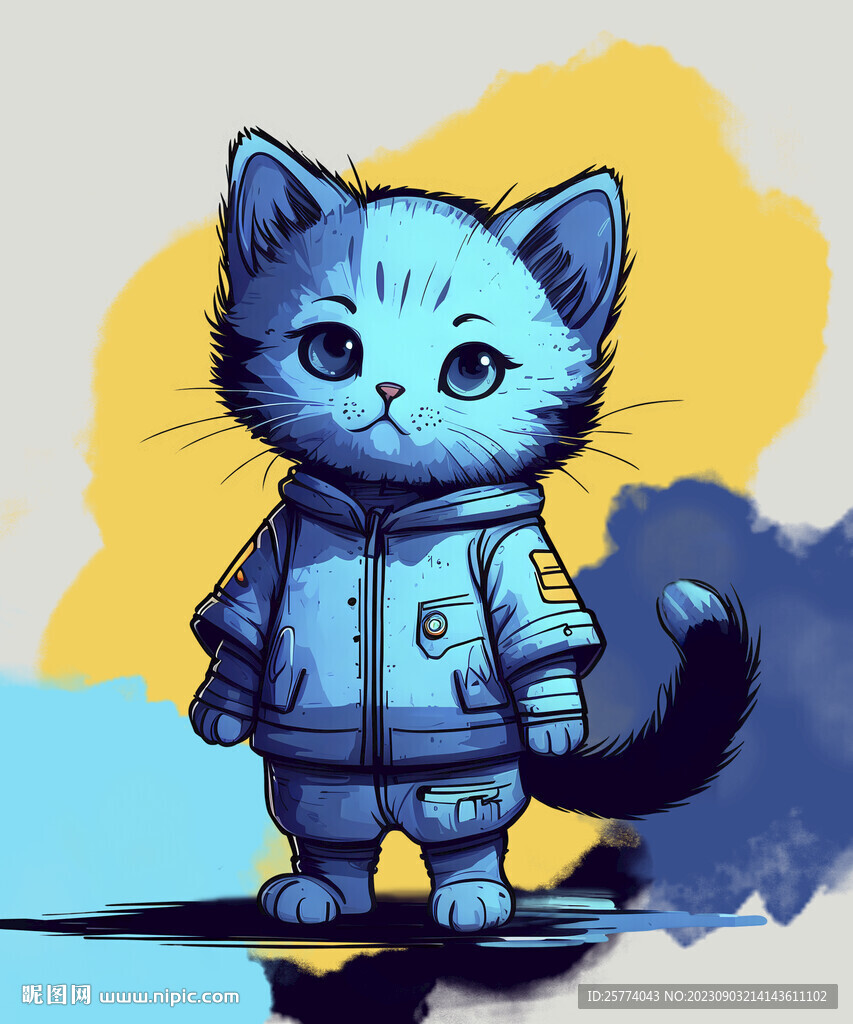 藍色小貓