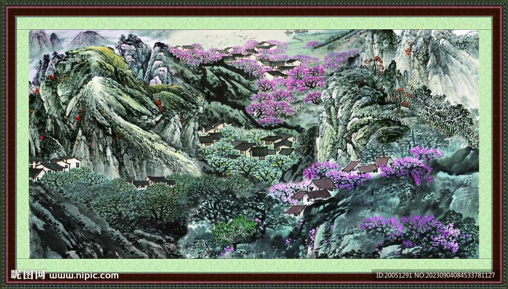 客廳山水畫