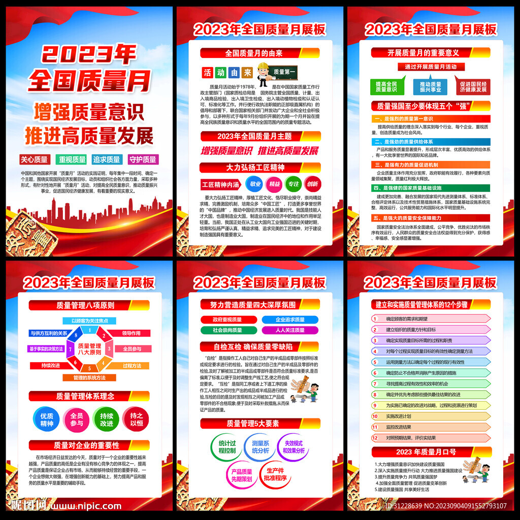 2023年質(zhì)量月宣傳展板