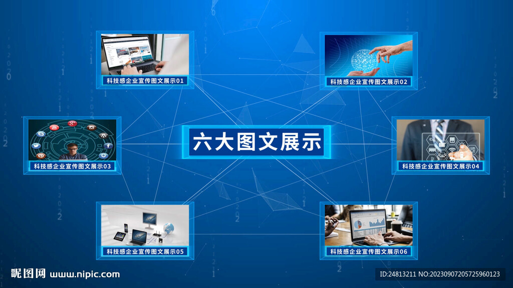 六大圖文展示AE模板