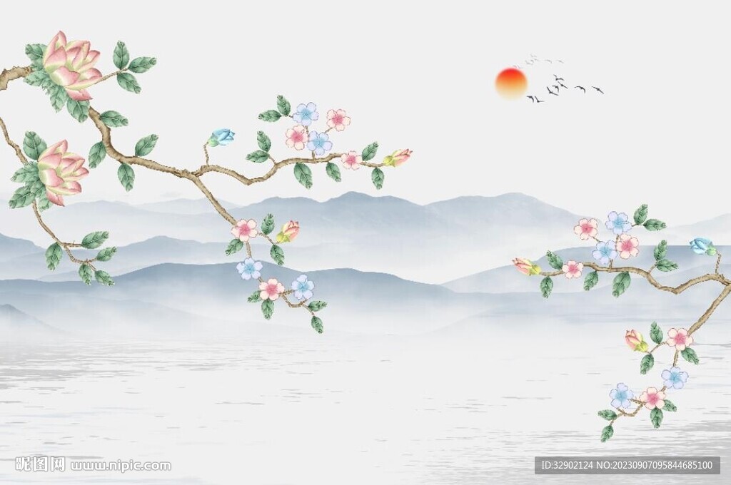 中式花鳥