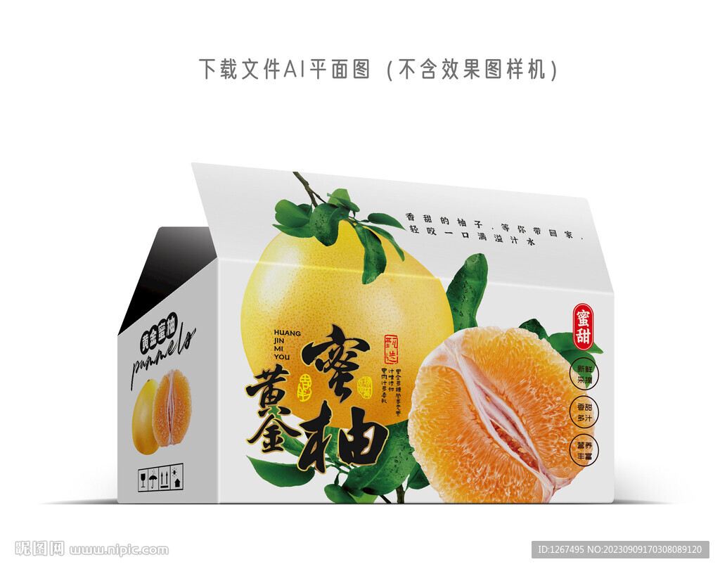 黃金蜜柚包裝 