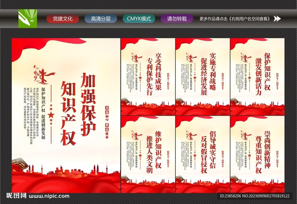 知識產(chǎn)權(quán)保護(hù)展板