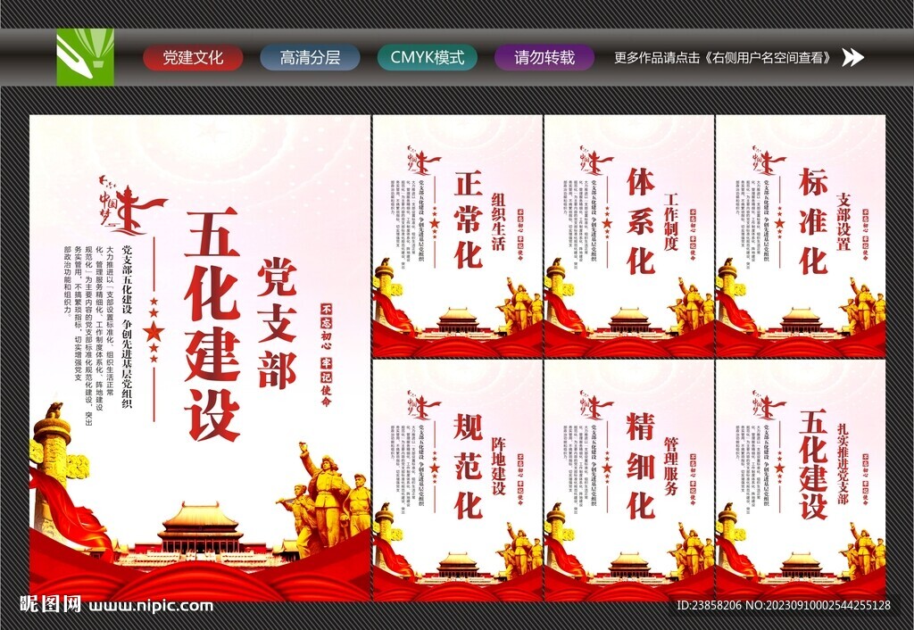 五化建設(shè)展板