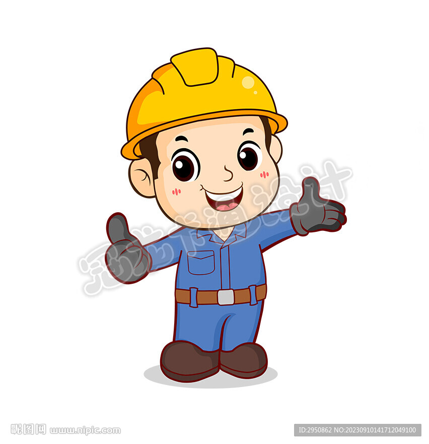 安全帽工人全新素材版