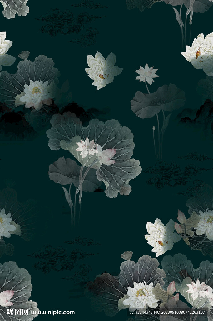 中老年花型
