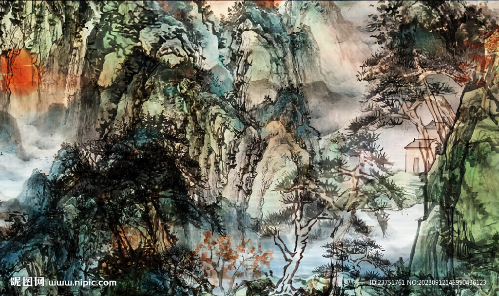  新中式山水