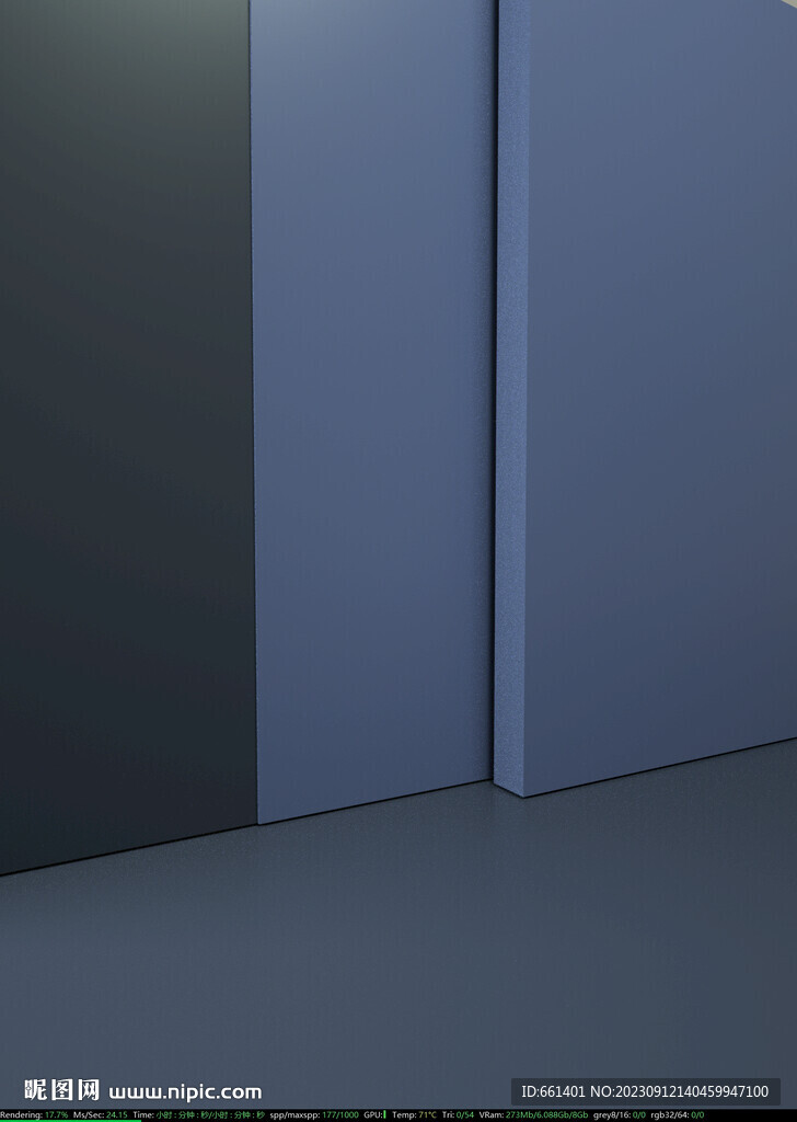 C4D 展臺背景