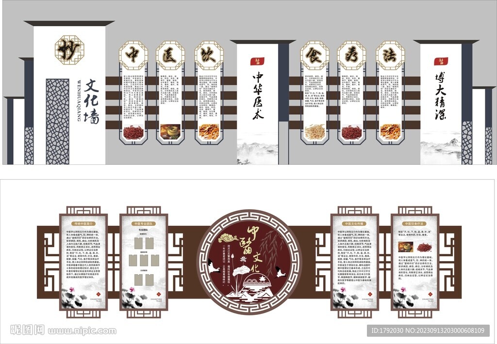 中醫文化形象墻