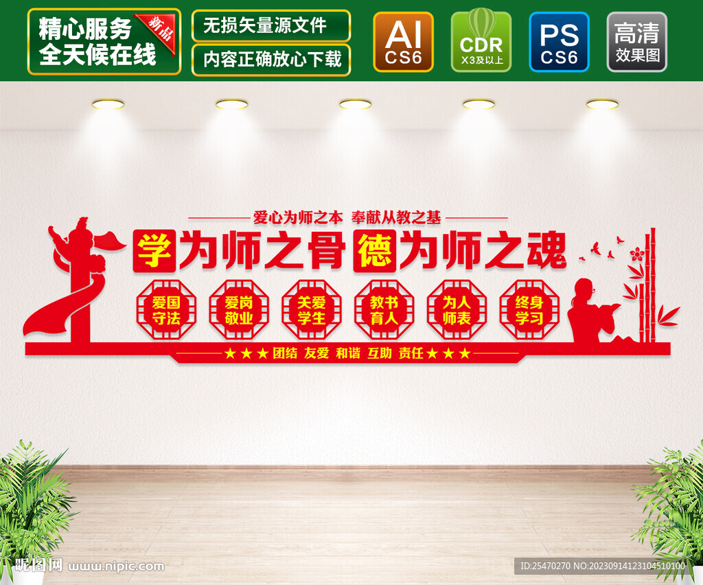 教師職業(yè)道德文化墻
