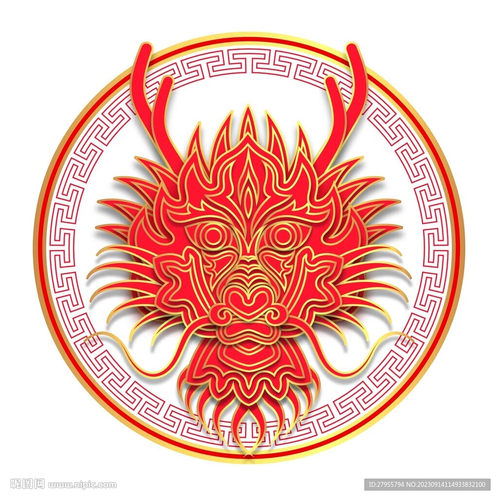 龍矢量裝飾
