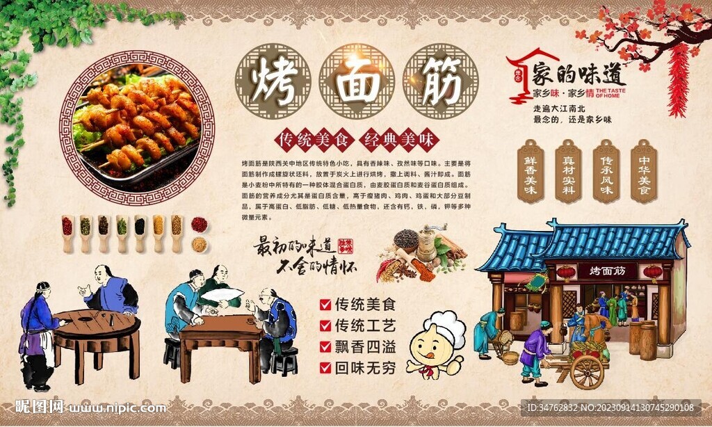 烤面筋
