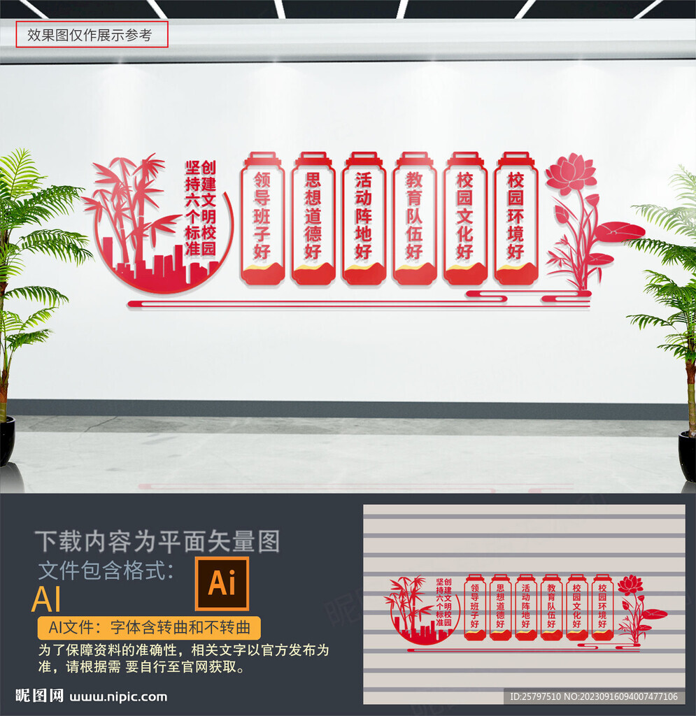 文明校園六個標準