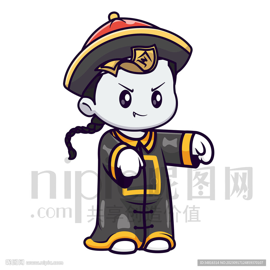 可愛卡通小僵尸