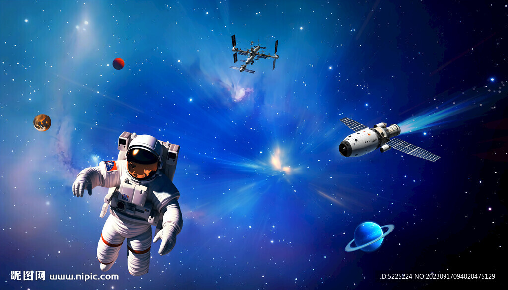 宇宙星空宇航員