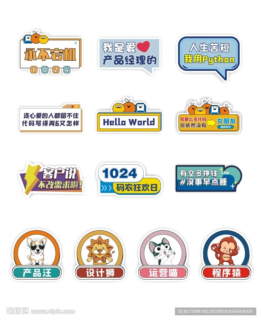 程序員手舉牌