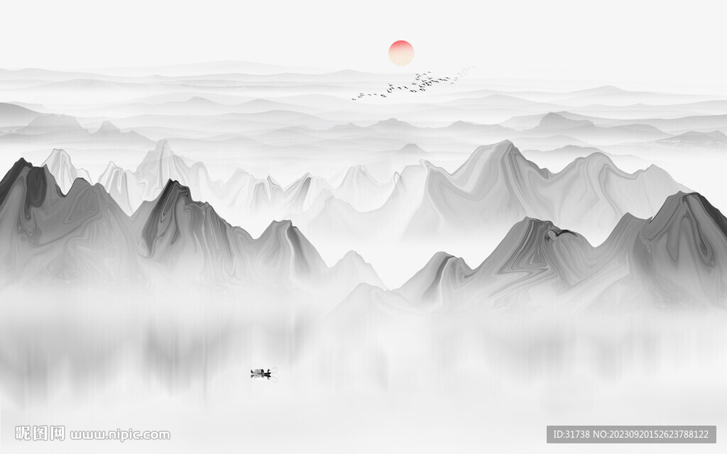 寫意山水畫