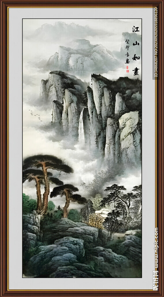 玄關山水畫
