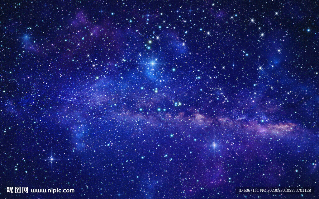 藍色星空圖