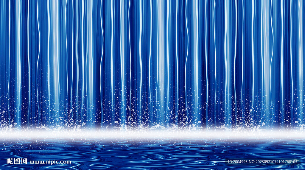 流水生財(cái)高清瀑布高清圖