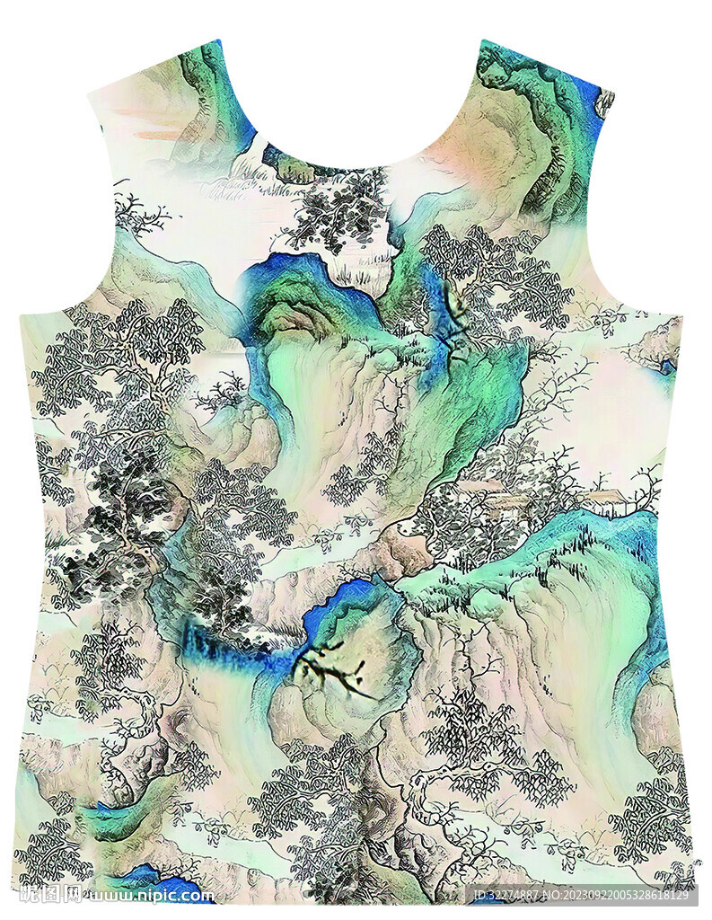 山水數碼印花