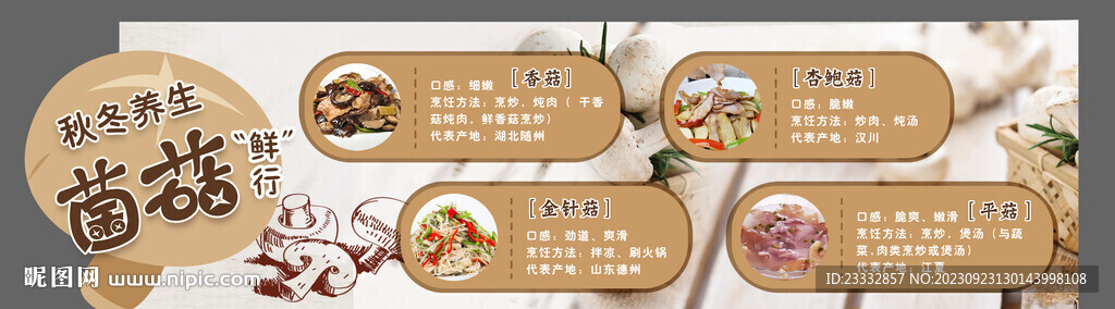 秋冬養生菌菇鮮行