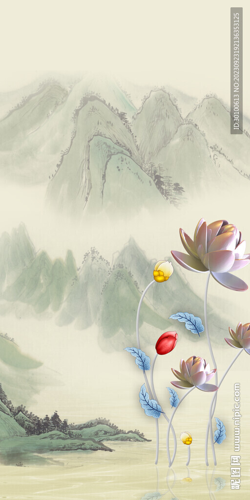 高端 高檔現(xiàn)代玄關(guān) Tif分層