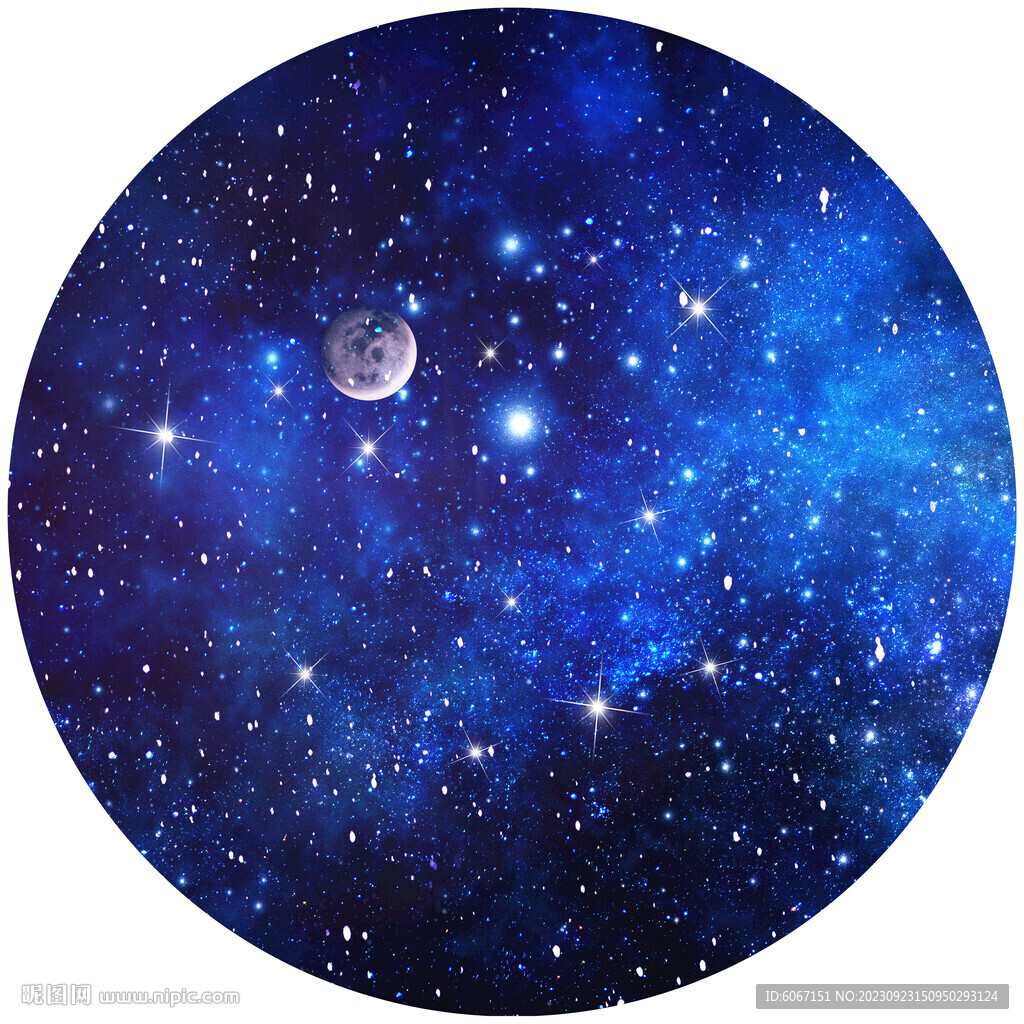 圓形星空天花軟膜