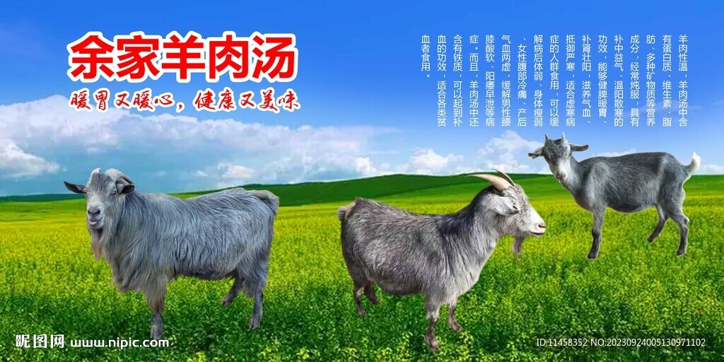 羊肉湯文化展板
