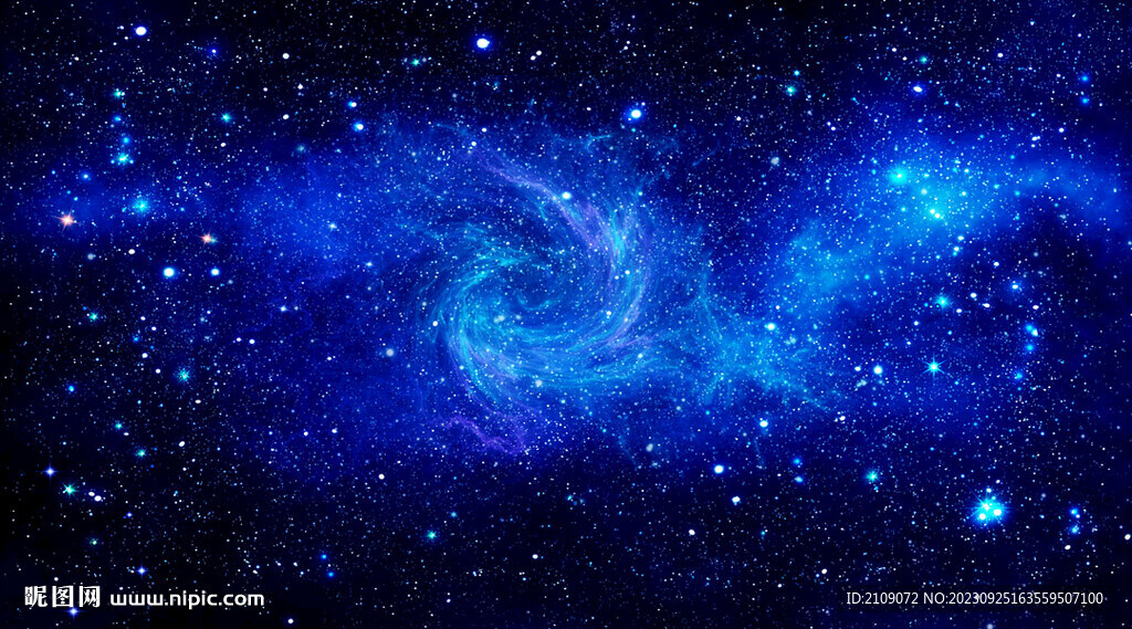 藍色星空  