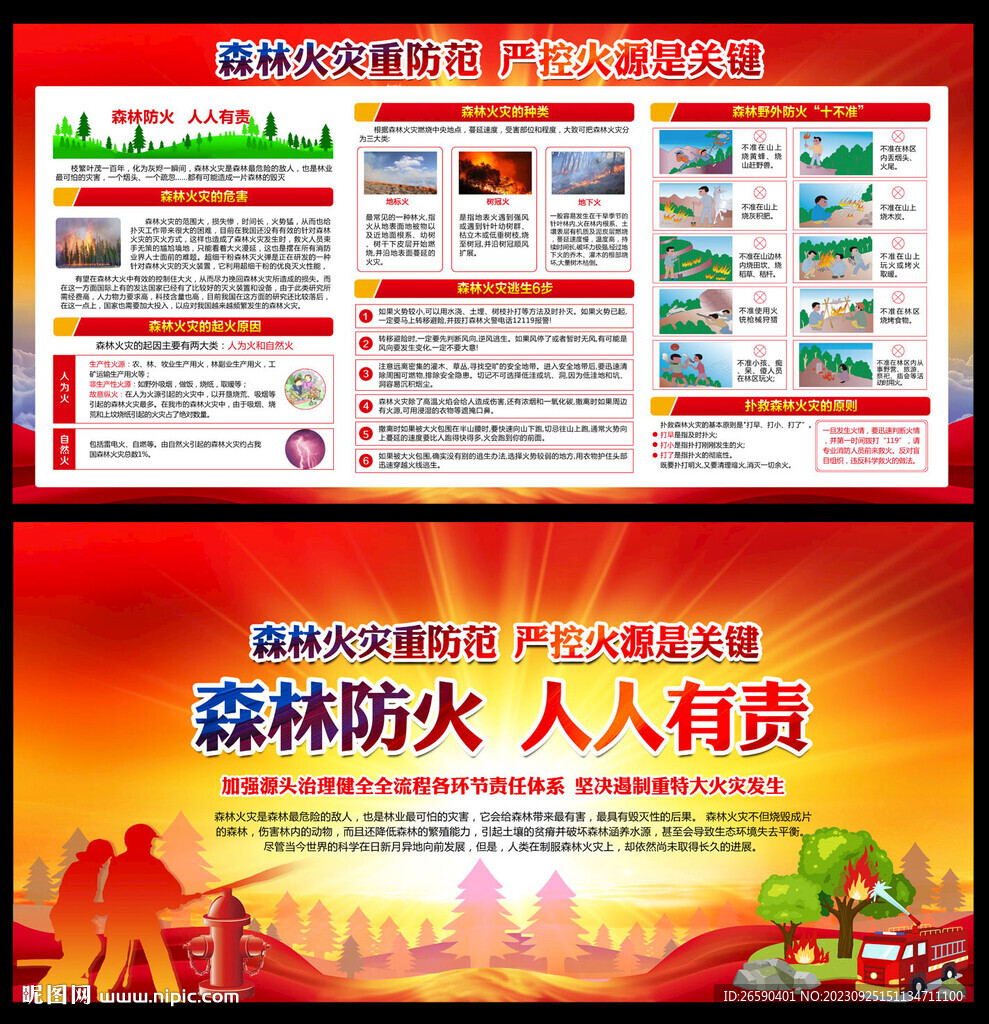 森林火災