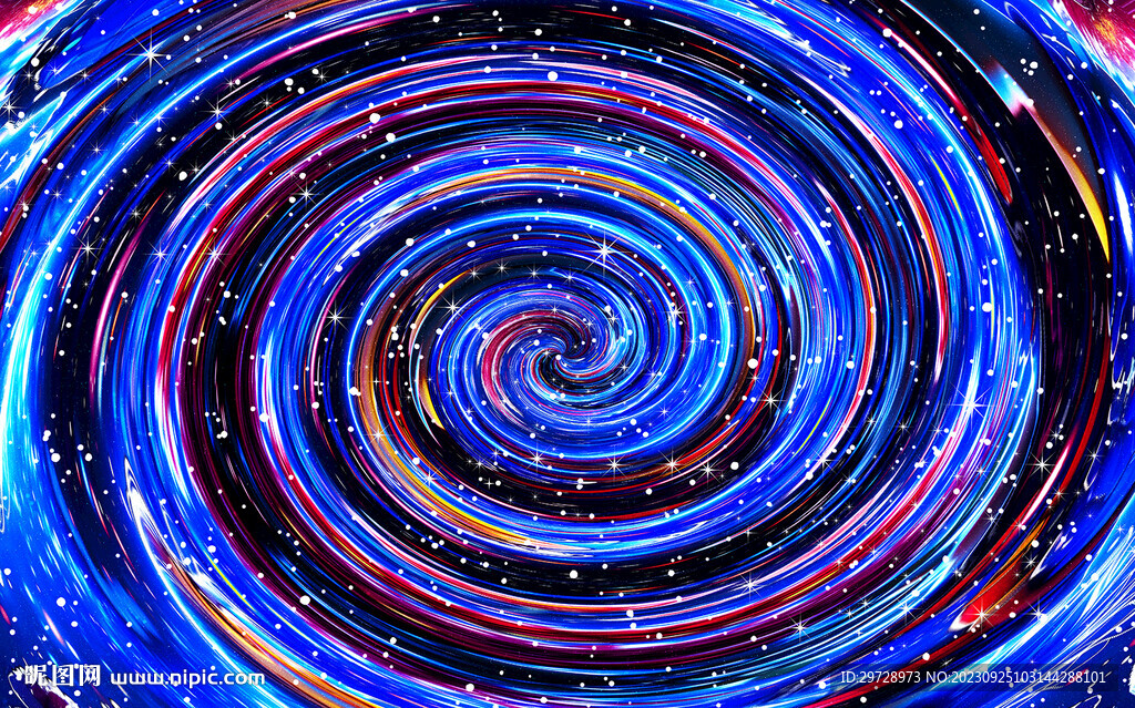 炫彩旋渦星空