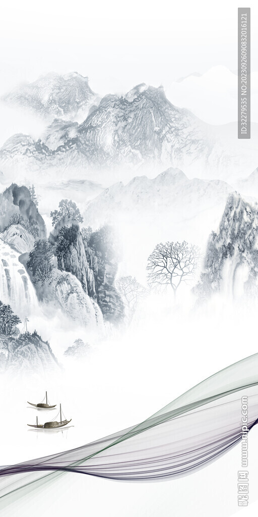 大氣 意境人氣玄關 Tif分層