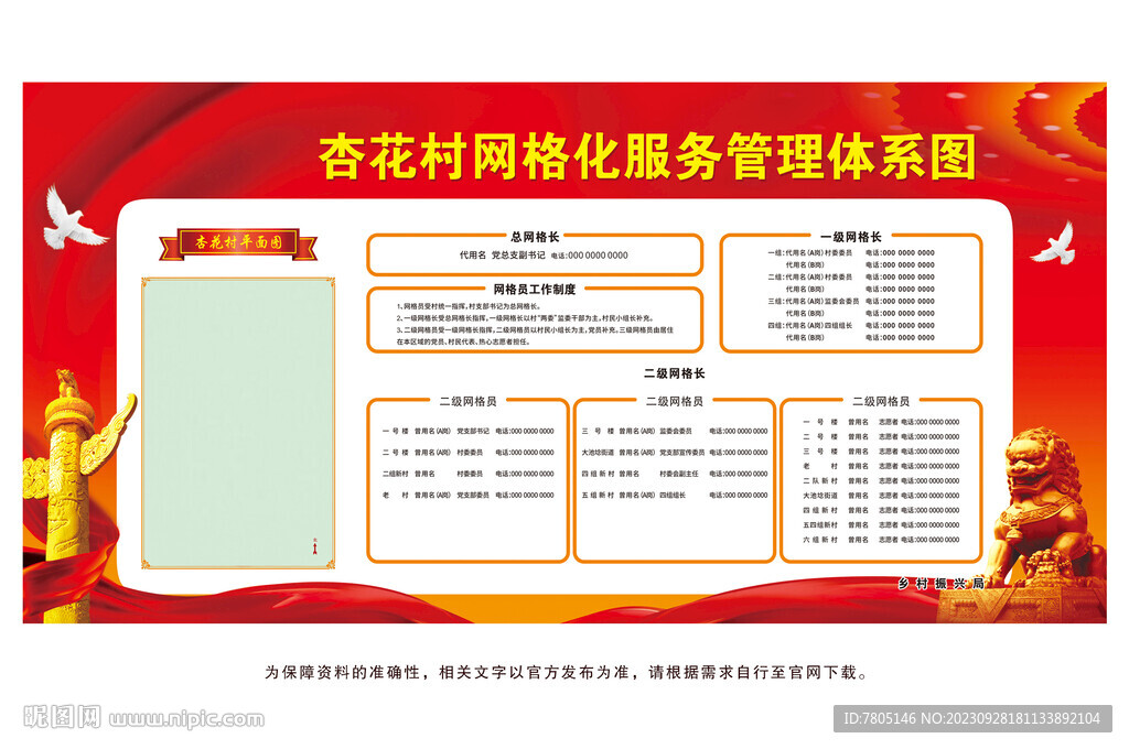 网格化服务管理体系图