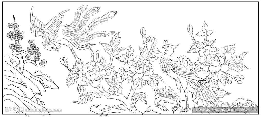 牡丹鳳凰