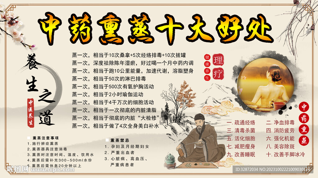 熏蒸的好處