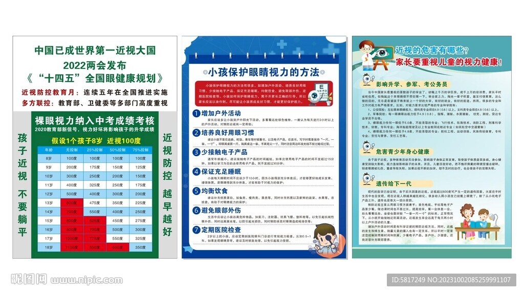 視力養(yǎng)護(hù)彩頁(yè)