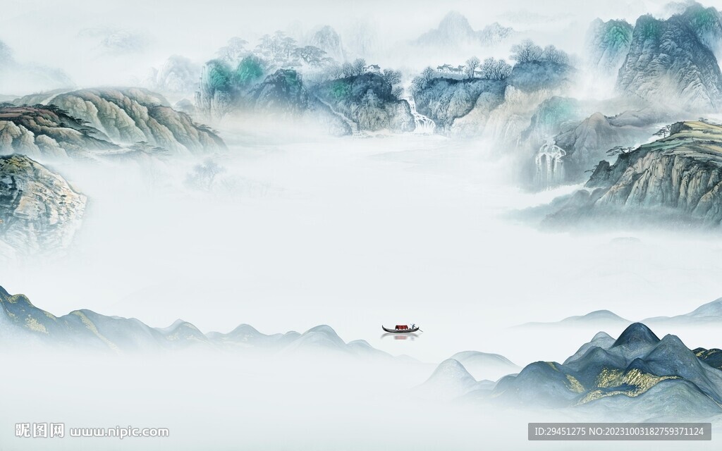 新傳 簡(jiǎn)約高檔山水 Tif分層