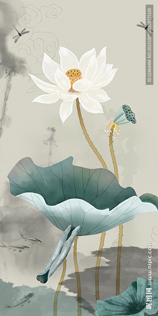 荷花玄關