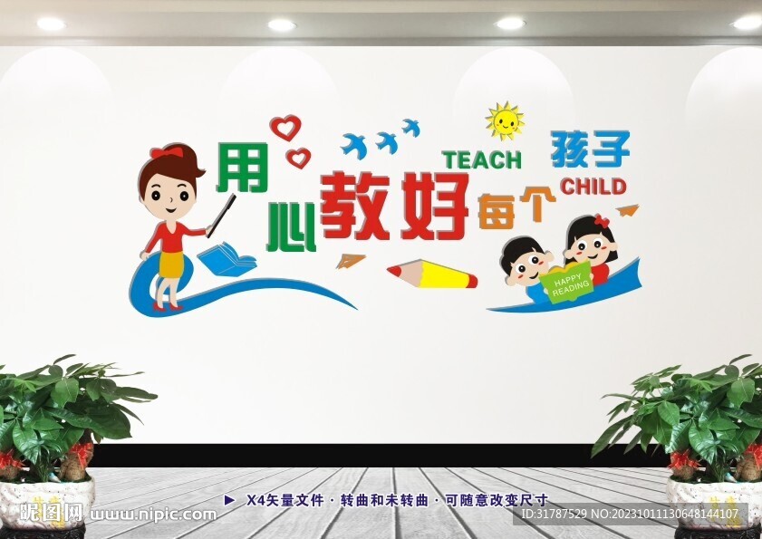 幼兒園文化墻