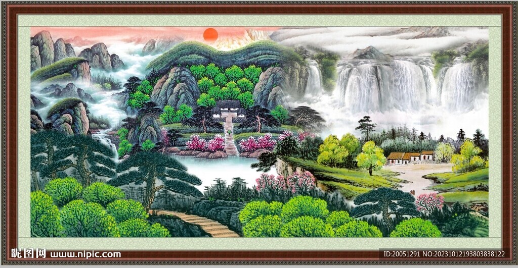風景如畫 